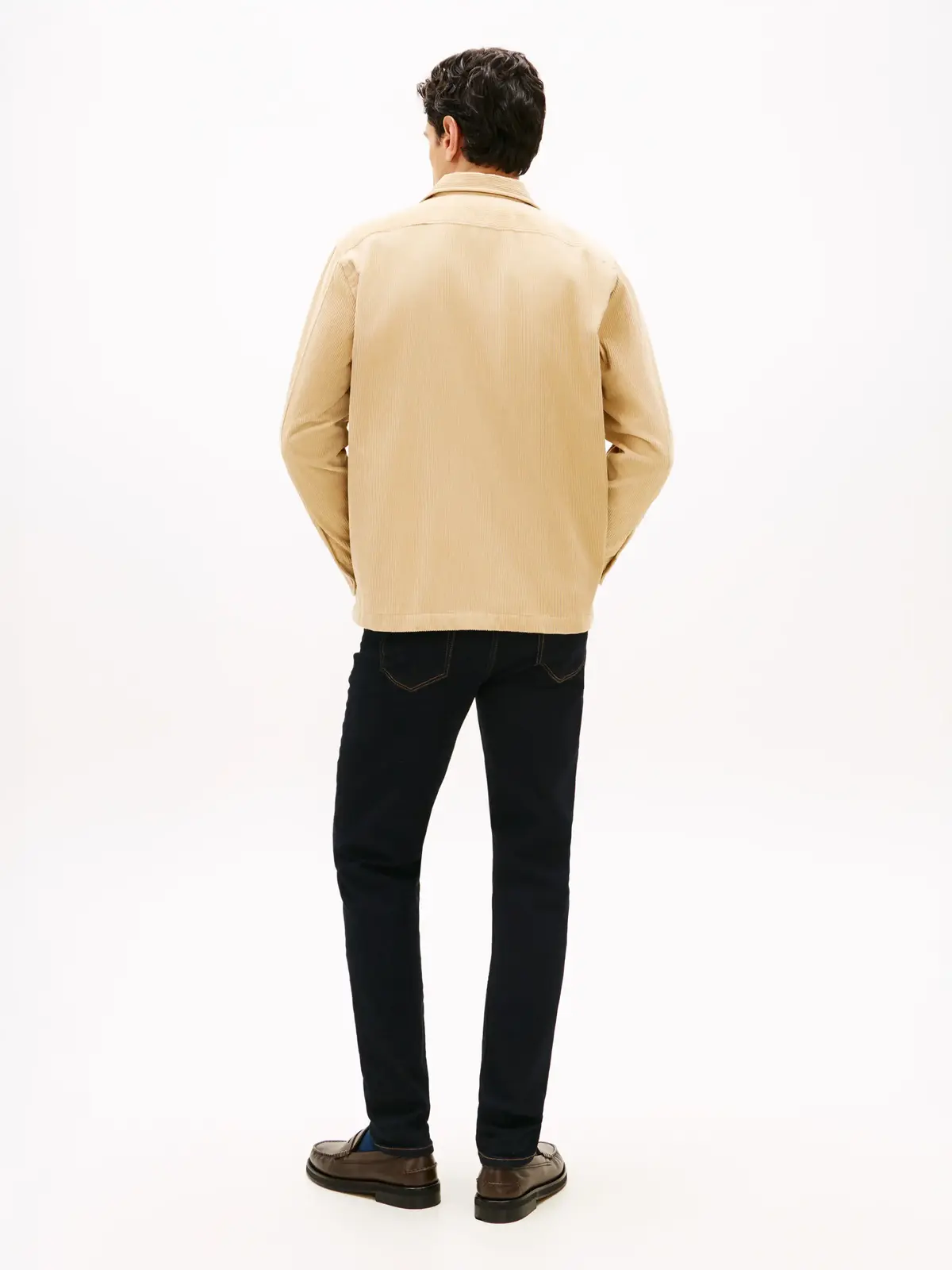 Tommy Hilfiger CORDUROY RLX OVERSHI, AB9 Bej Erkek Gömlek