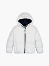 Calvin Klein TEDDY PUFFER JACKET Kadın Beyaz Şişme Mont