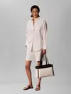 Calvin Klein CK CANVAS MEDIUM TOTE Siyah Orta Boy Tote Çanta