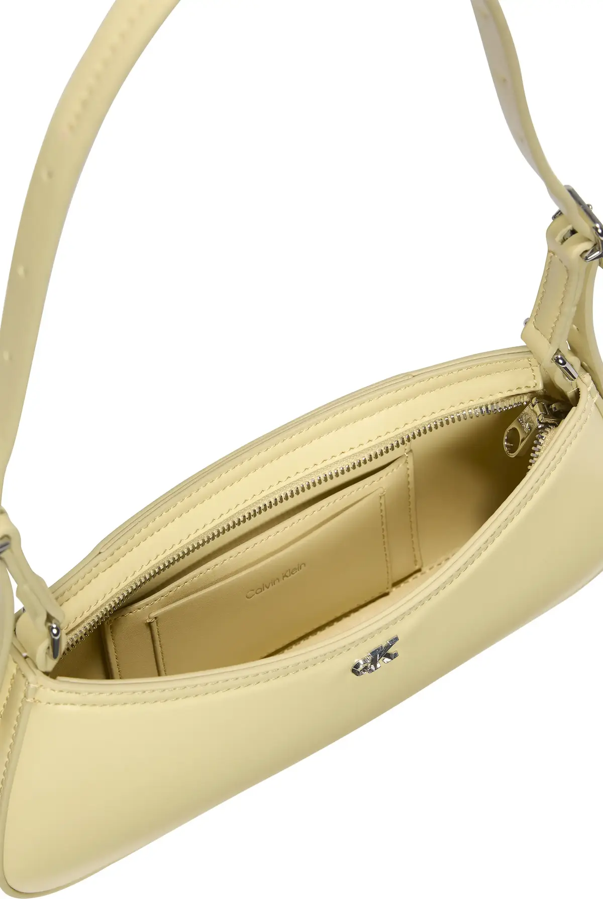 Calvin Klein CK SMALL SHOULDER BAG Kadın Bej El Çanta