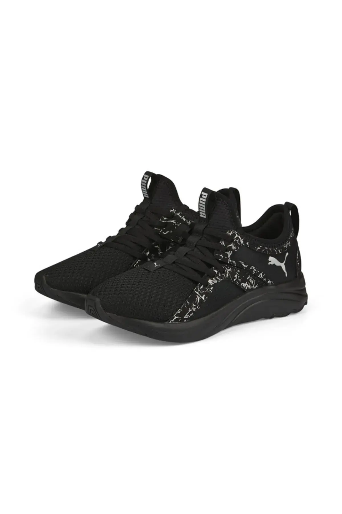 Puma Softride Sophia Marble Wn S Siyah Kadın Koşu Ayakkabısı