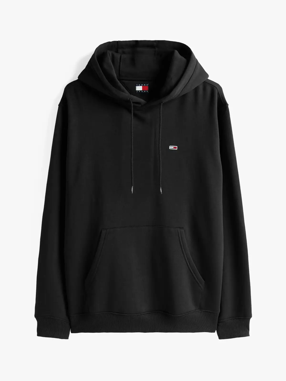 Tommy Hilfiger TJM REG S FLAG HOODI Erkek Siyah Sweatshirt