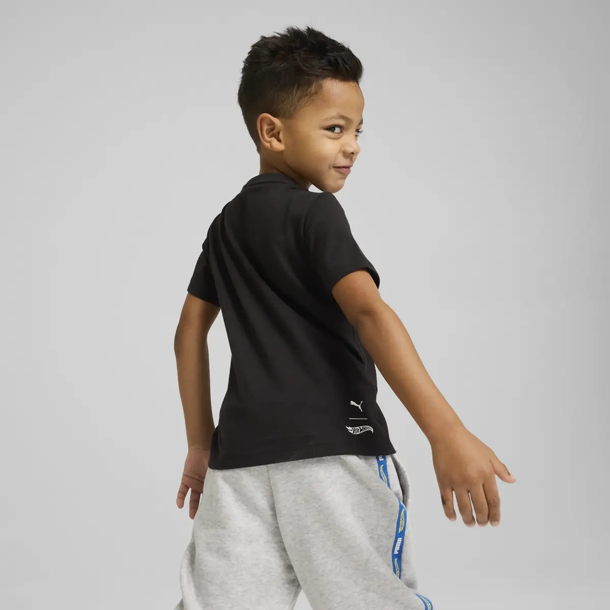 Puma X HOT WHEELS Tee Siyah Erkek T-Shirt & Polo