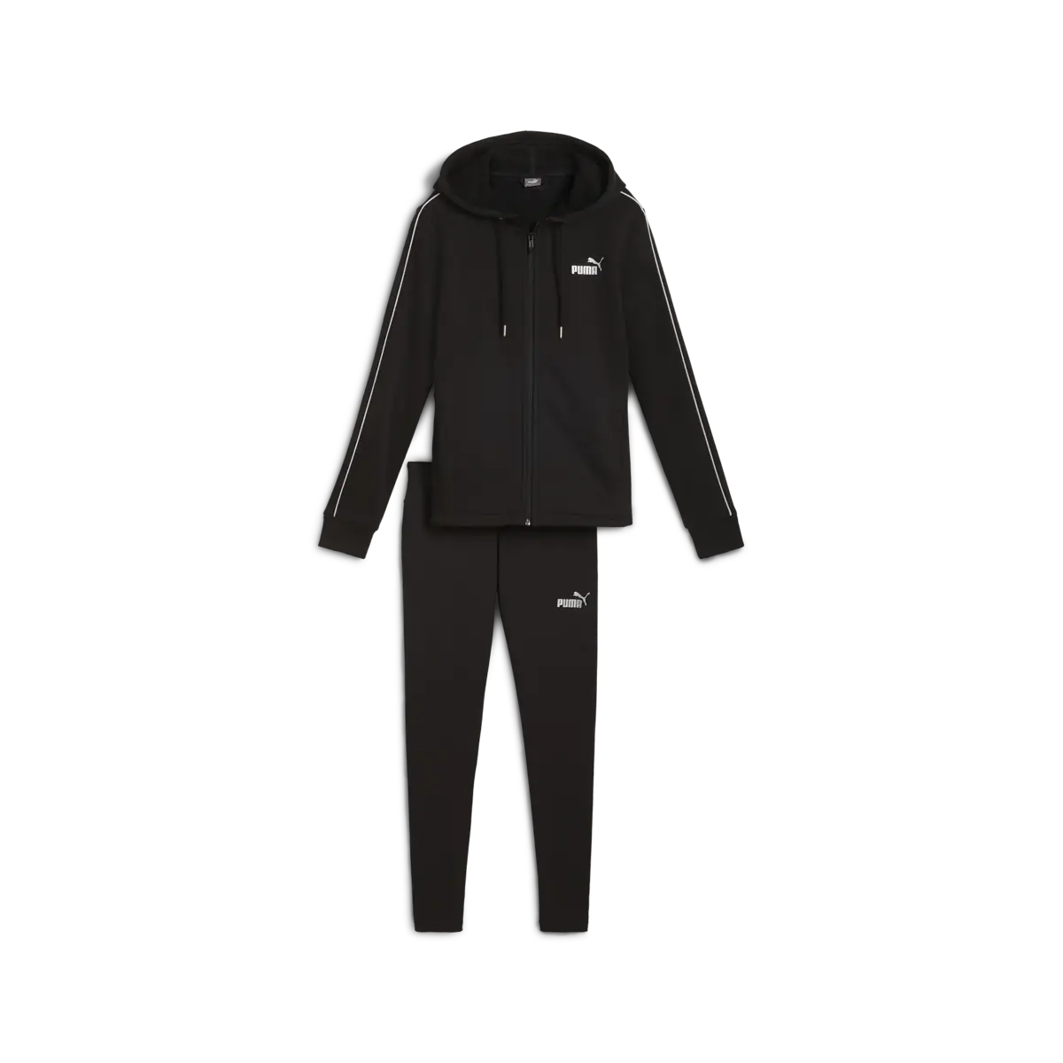 Puma Metallic Tracksuit FL Siyah Kadın Eşofman Takımı