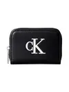 Calvin Klein BOLD CK MEDIUM ZIP A Siyah Kadın Fermuarlı Cüzdan