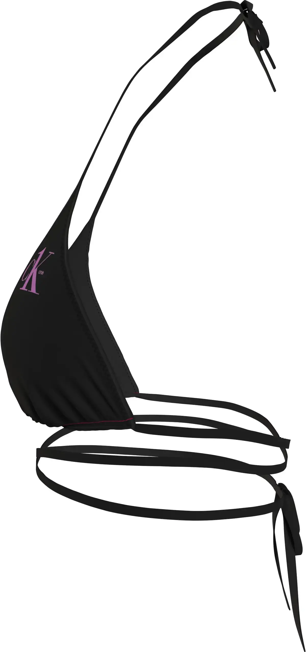 Calvin Klein TRIANGLE-RP Kadın Siyah Bikini Üstü
