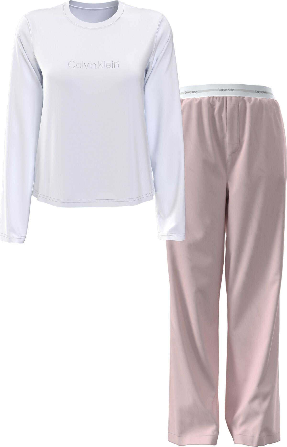 Calvin Klein LS PANT SET Pembe Kadın Eşofman Takımı