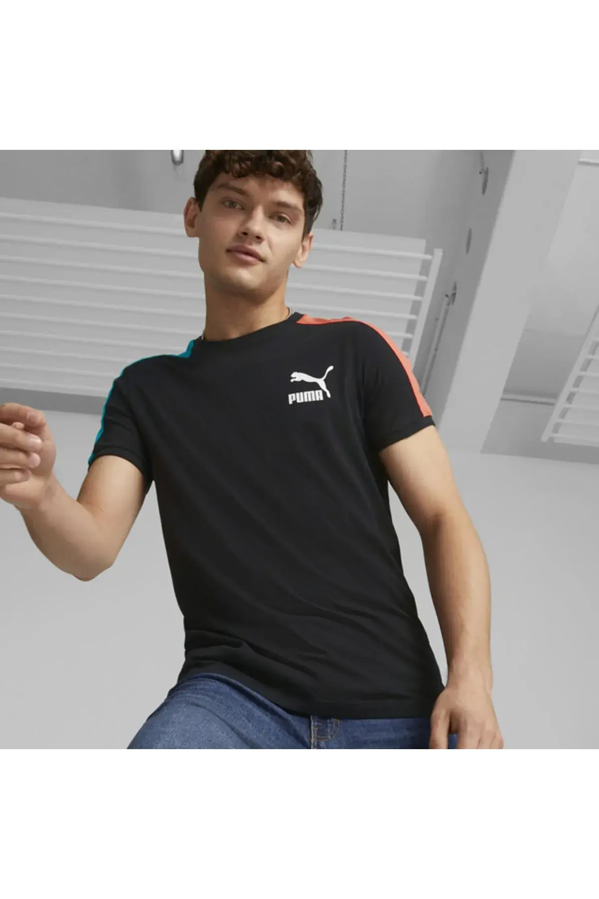 Puma Iconic T7 Tee Siyah Erkek T-Shirt