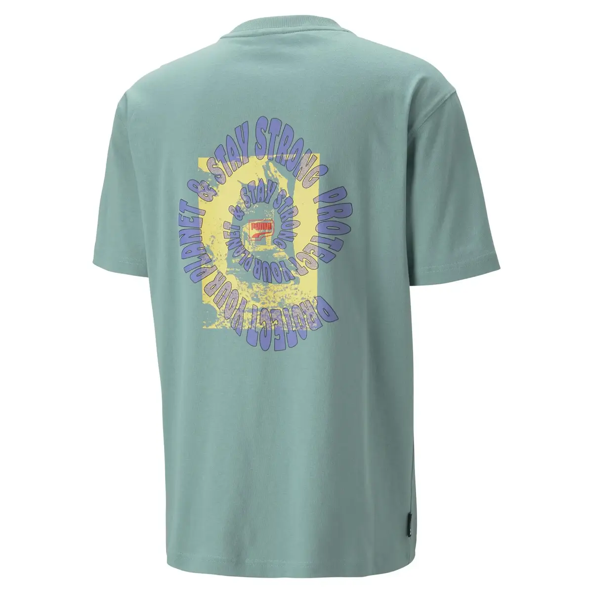 Puma Downtown Graphic Tee Mavi Erkek T-shirt