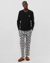 Calvin Klein L/S PANT SET Erkek Siyah Eşofman Takımı