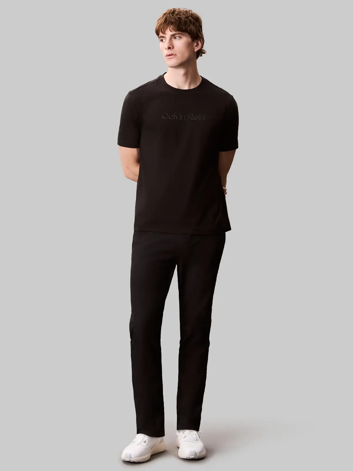 Calvin Klein WO - S/S T-SHIRT, UB1 Siyah Erkek T-Shirt & Polo