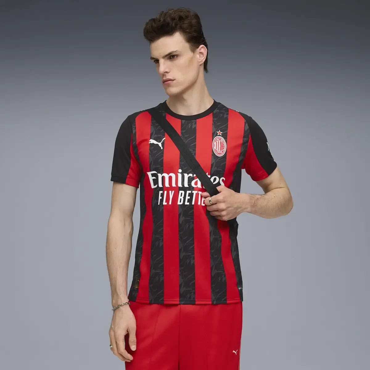 Puma ACM Home Jersey Replica Kırmızı Erkek Forma | Fast Spor