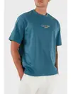 Calvin Klein SS 16S RLXD FIT CKJ GRAPHIC TEE Mavi Erkek Tişört