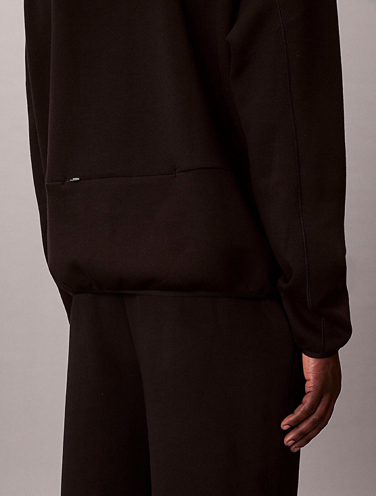 Calvin Klein HOODIE Siyah Erkek Kapüşonlu Sweatshirt