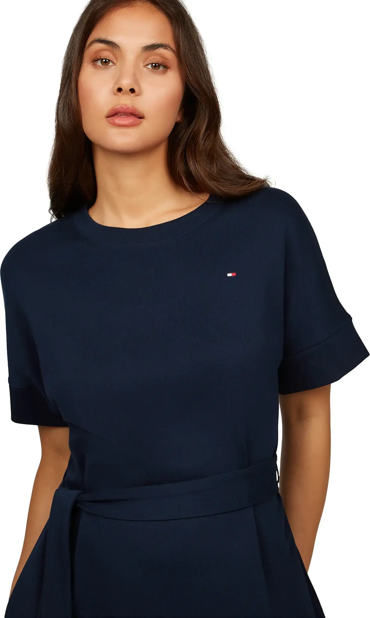 Tommy Hilfiger MODERN CODY DRESS, C1G Lacivert Kadın Elbise-Etek