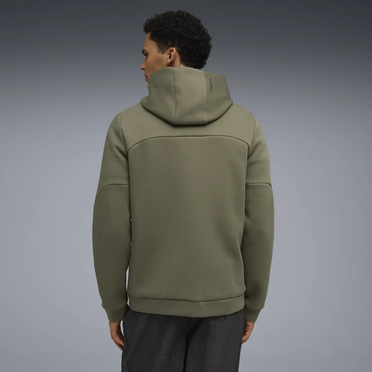 PUMA PUMATECH Full-Zip Hoodie DK Yeşil Erkek Hoodie