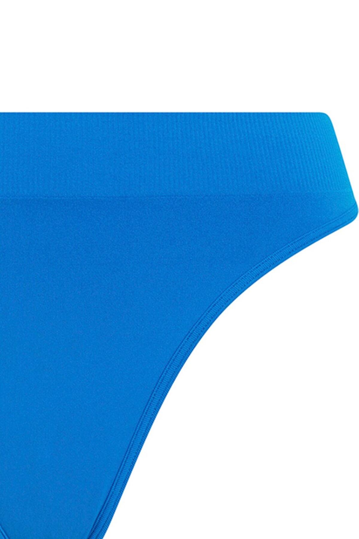 Calvin Klein HIGH WAIST BIKINI Mavi Kadın Bikini Altı