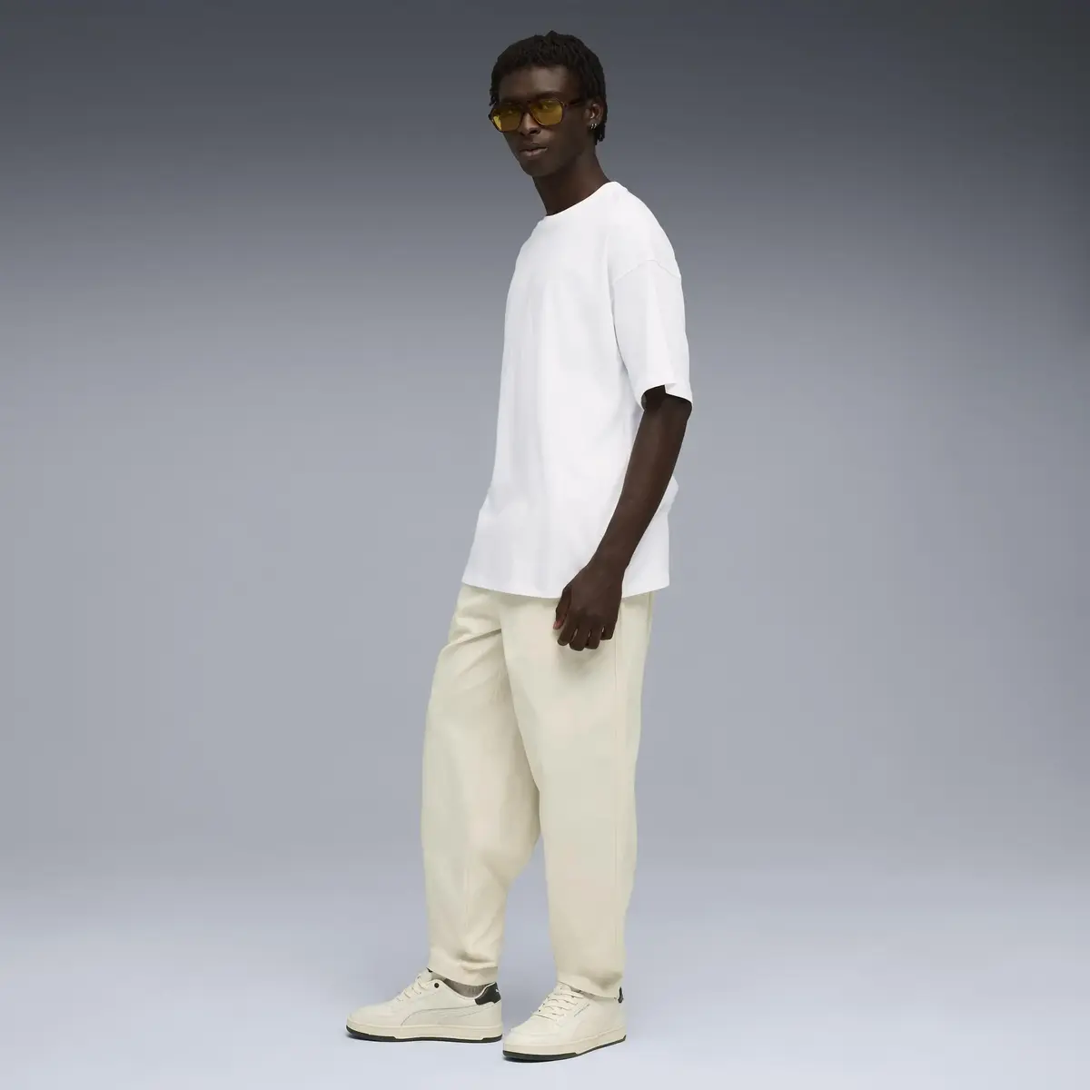 Puma PL Lifestyle Tee Beyaz Erkek T-Shirt