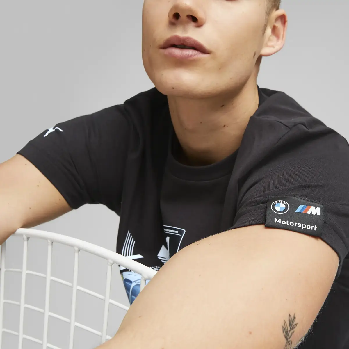 Puma BMW MMS Tee M4 GT3 Siyah Erkek T-Shirt