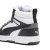 Puma Rebound V6 Mid Jr Siyah Beyaz Genç Spor Ayakkabı