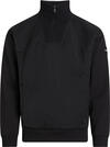 Calvin Klein MIX MEDIA NYLON INTE Erkek Siyah Sweatshirt