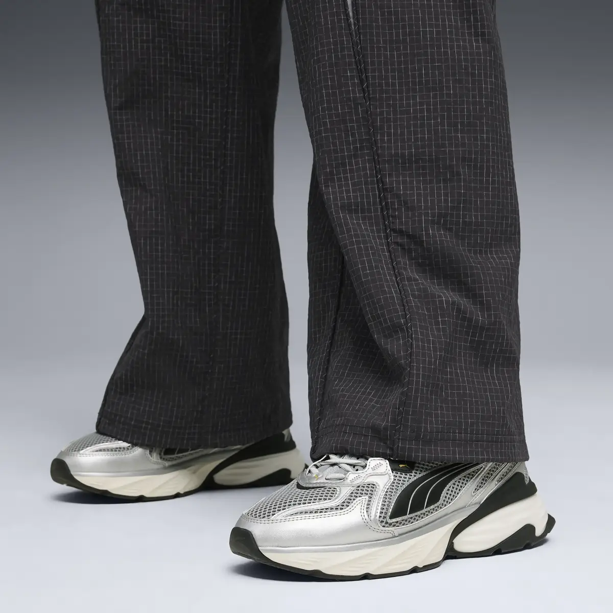 Puma Fade Nitro LS Gri Spor Ayakkabı