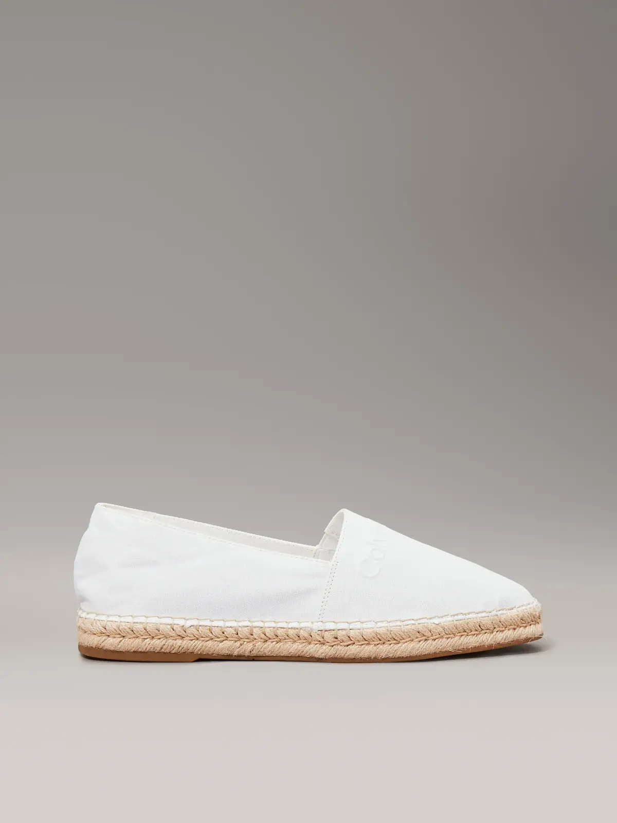 Calvin Klein ESPADRILLE CV LOGO, YBR Beyaz Erkek Ayakkabı