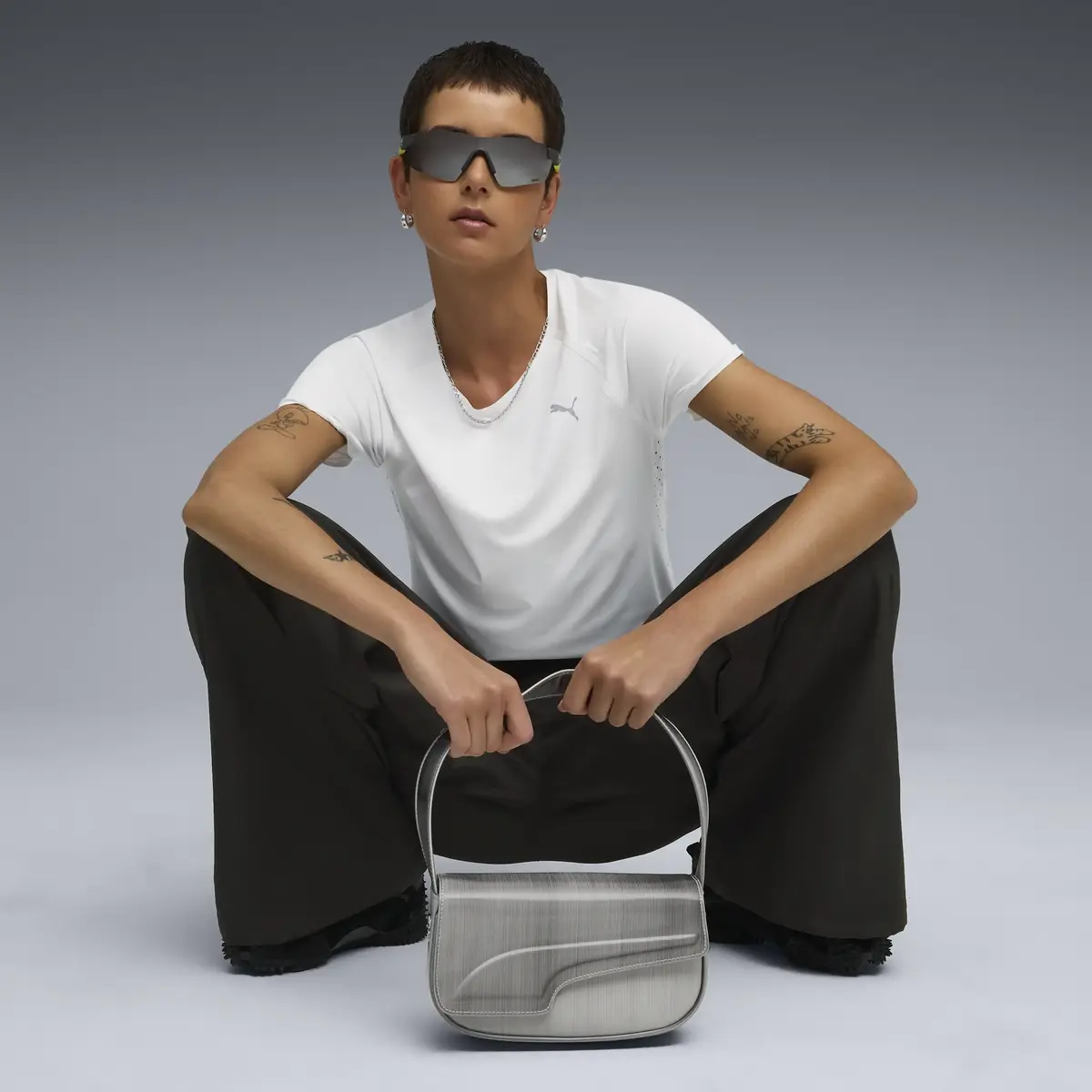 Puma EVERYDAY CLOUDSPUN SS TEE W Beyaz Kadın T-Shirt