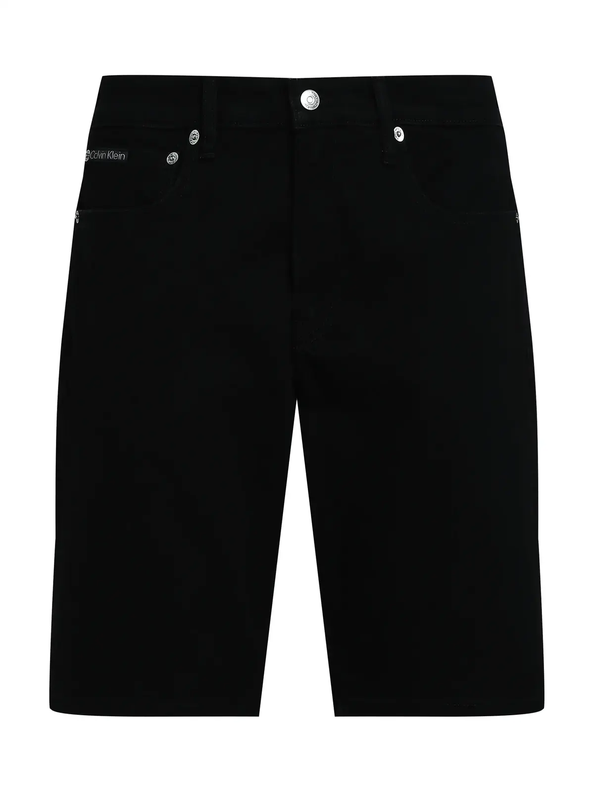 Calvin Klein REGULAR SHORT Siyah Erkek Kot Bermuda Şort