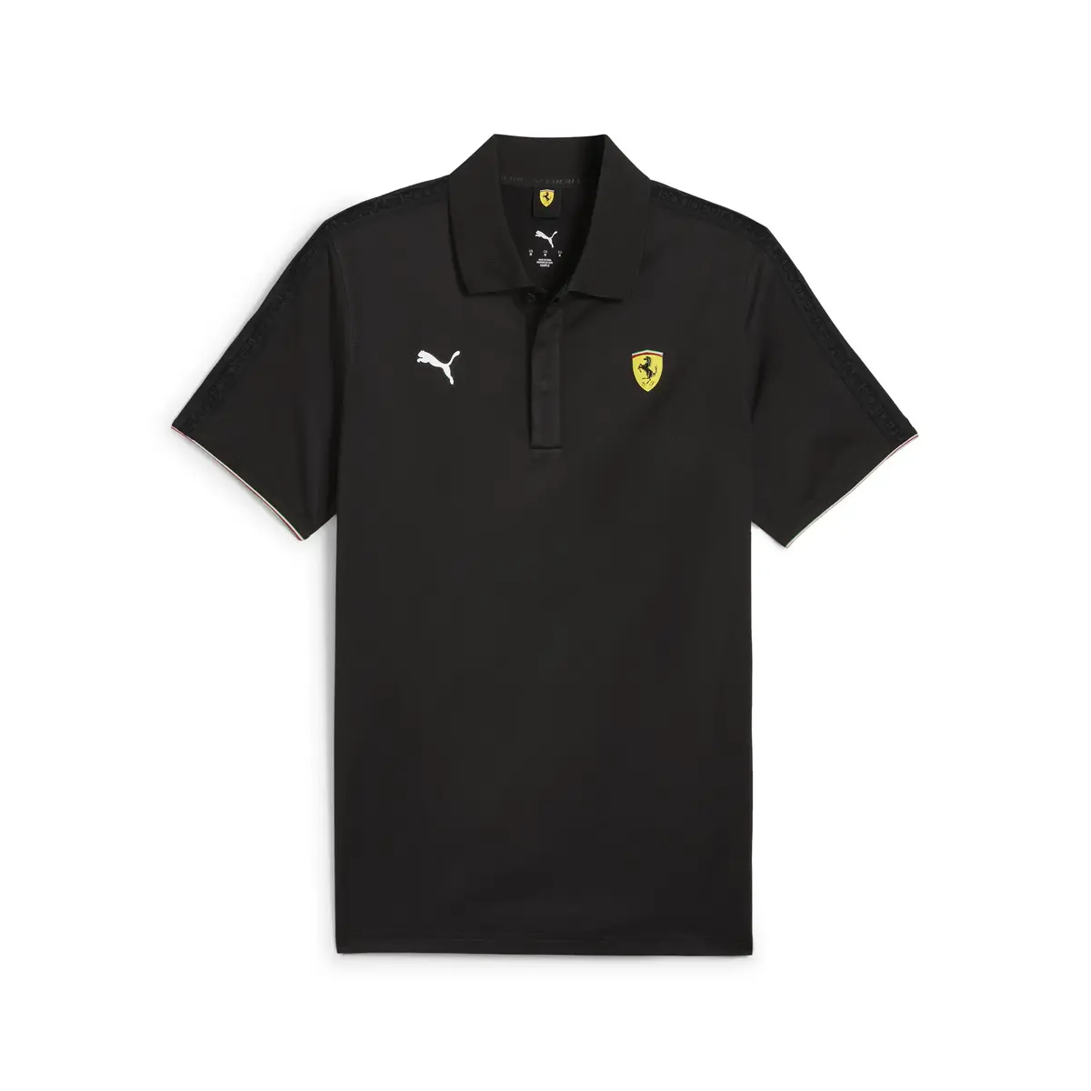 PUMA Ferrari Race Cloudspun Polo Siyah Erkek Polo T-Shirt