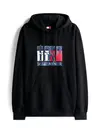 Tommy Hilfiger TJM REG RWB FLAG HOODIE Siyah Erkek Hoodie