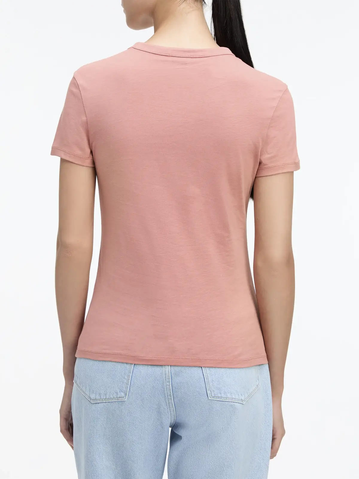 Calvin Klein CK EMB GRAPHIC SLIM, GDA Pembe Kadın T-Shirt & Polo