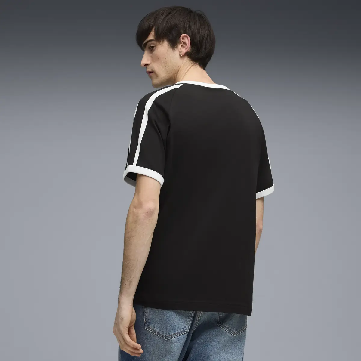 Puma T7 Ringer Tee Siyah Erkek T-Shirt & Polo