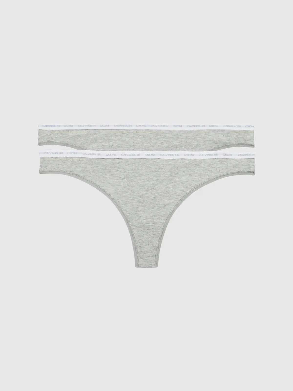 Calvin Klein THONG 2PK Kadın Gri Tanga Set