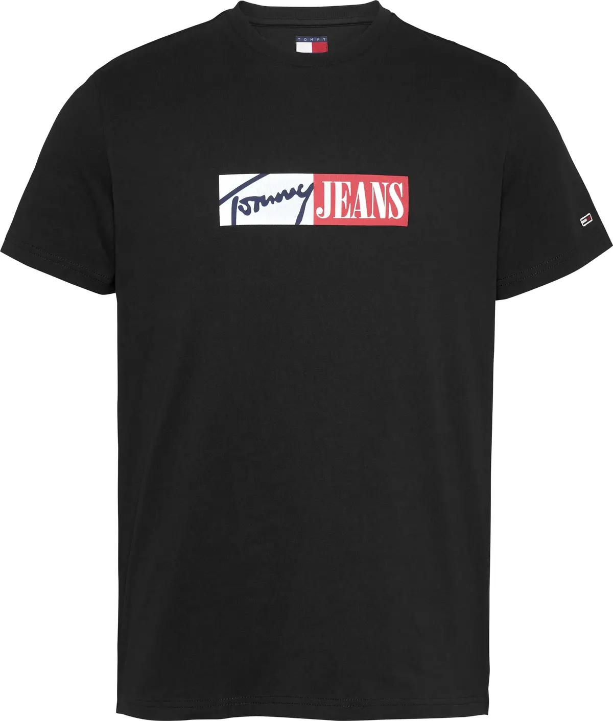 Tommy Hilfiger TJM SLIM ENTRY GRAPH, BDS Siyah Erkek T-Shirt & Polo