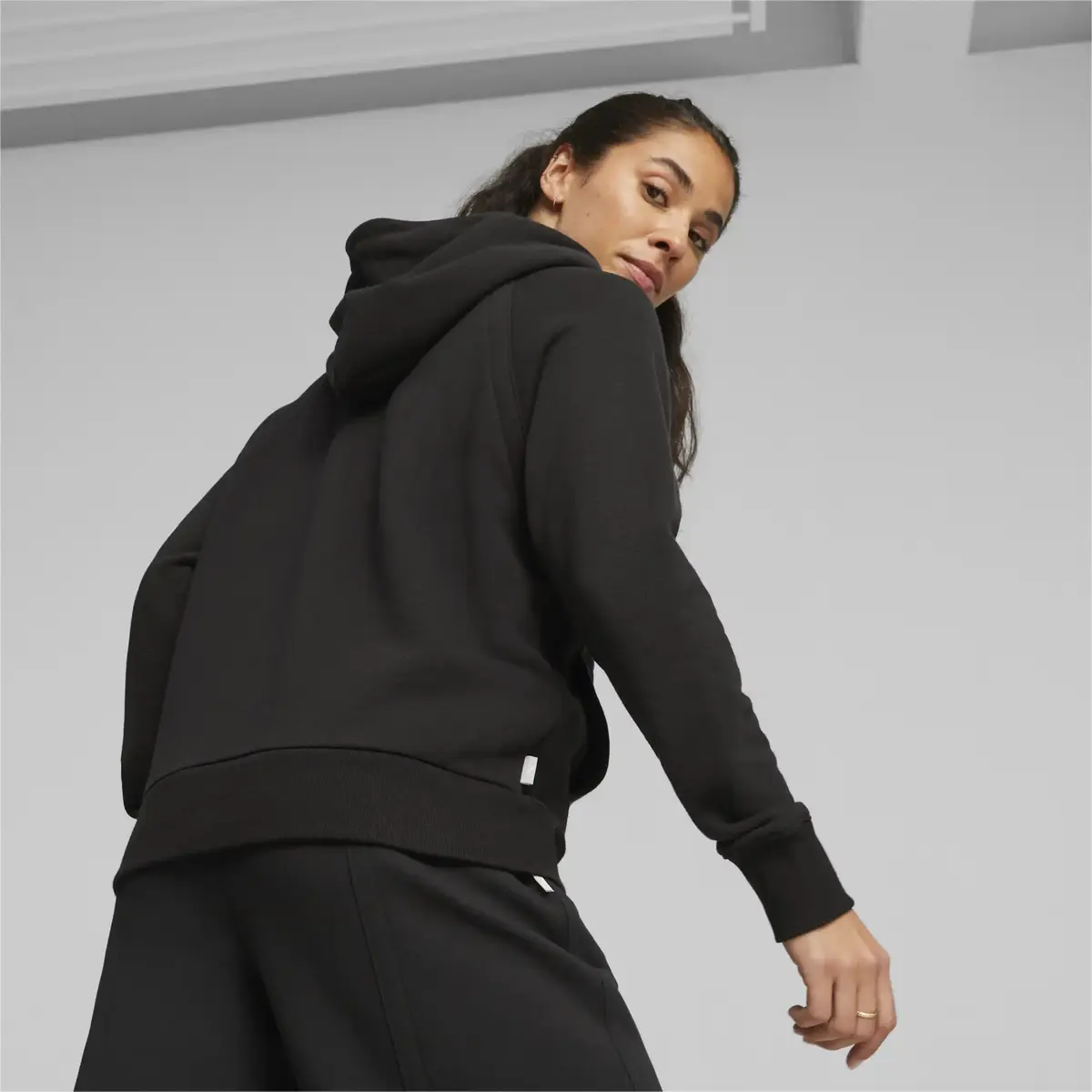 Puma INFUSE Relaxed Hoodie Siyah Kadın Sweatshirt