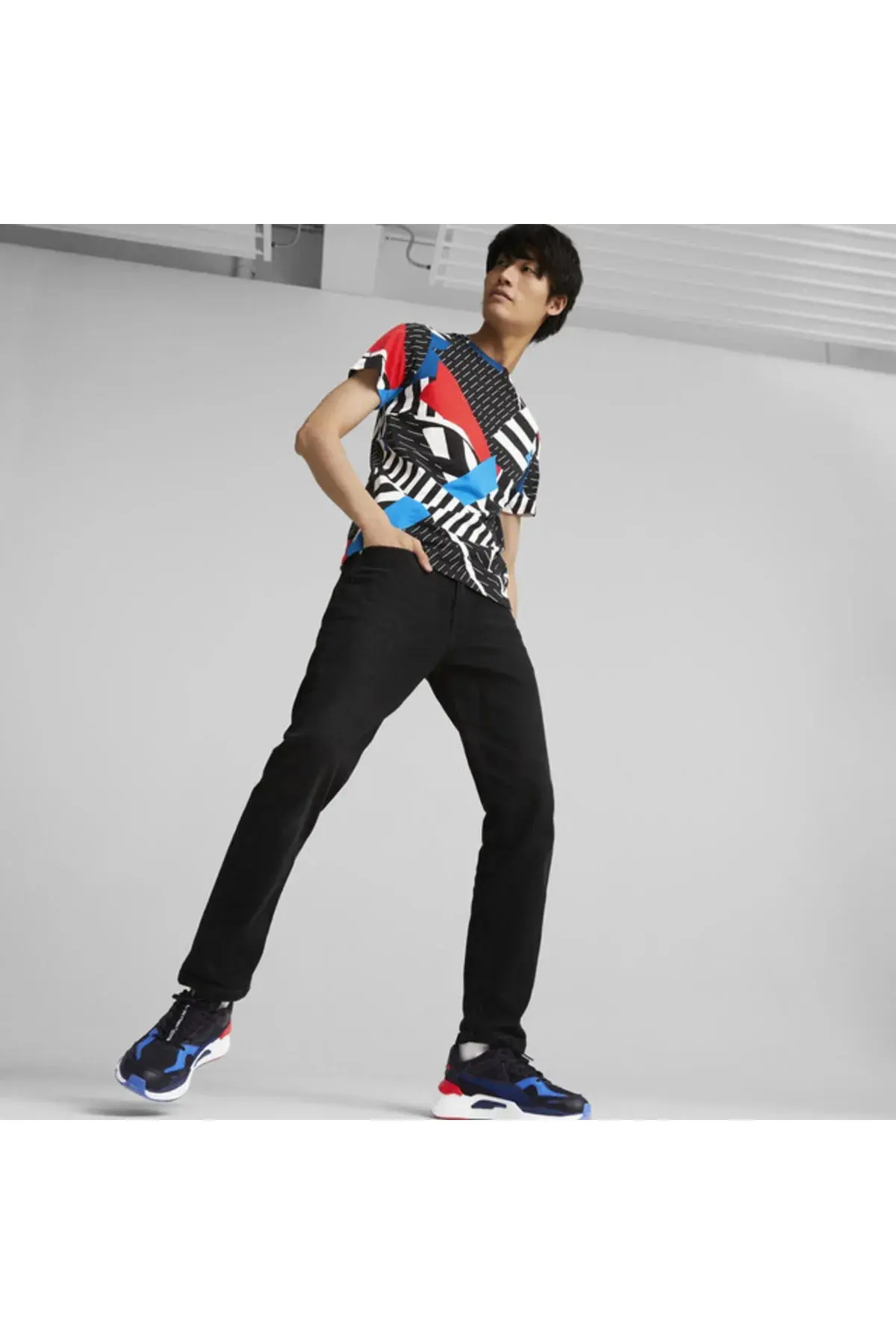 Puma Bmw Mms Aop Tee Beyaz Erkek T-Shirt