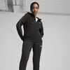 Puma Metallic Tracksuit FL Siyah Kadın Eşofman Takımı