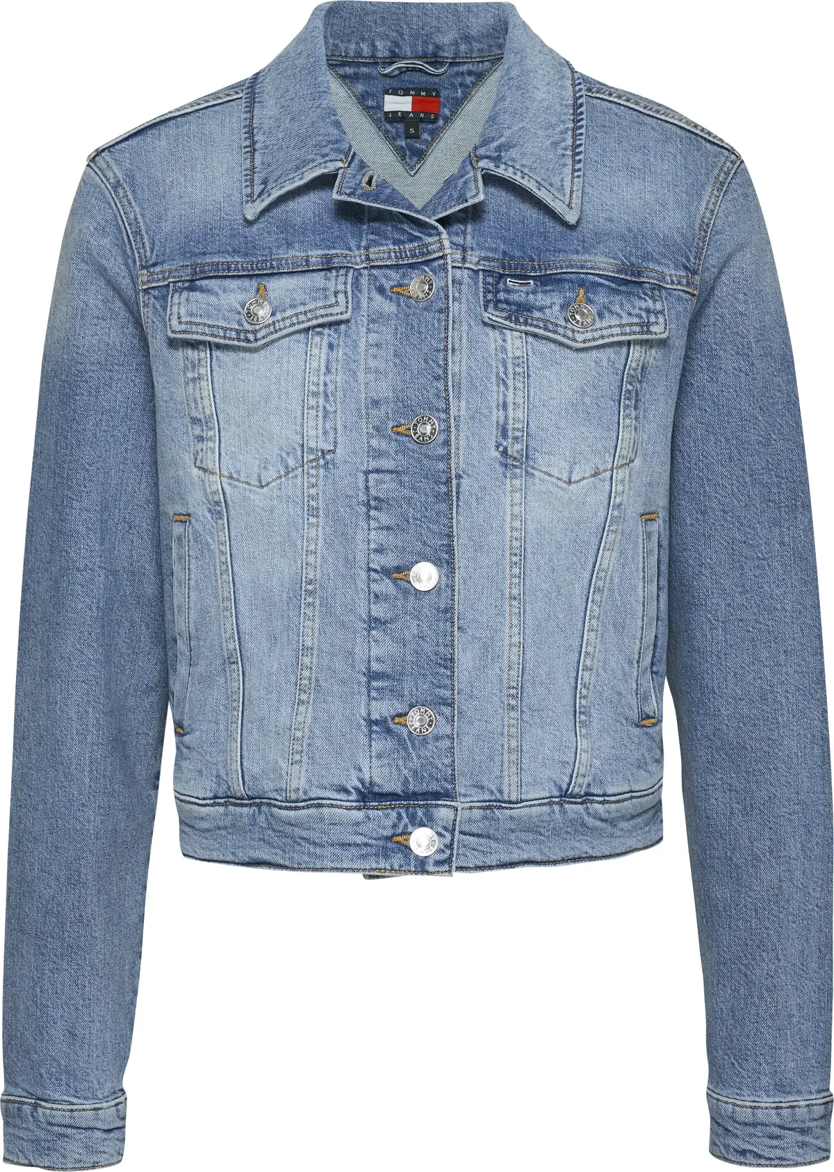 Tommy Hilfiger CLASSIC TRUCKER JACK, 1AB Mavi Kadın Kot Ceket