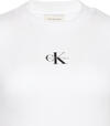 Calvin Klein A- LS MONOGRAM BABY TEE Beyaz Kadın T-Shirt Calvin Klein A- LS MONOGRAM BABY TEE Beyaz Kadın T-Shirt