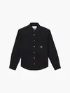 Calvin Klein RELAXED UTILITY SHIR Erkek Siyah Gömlek