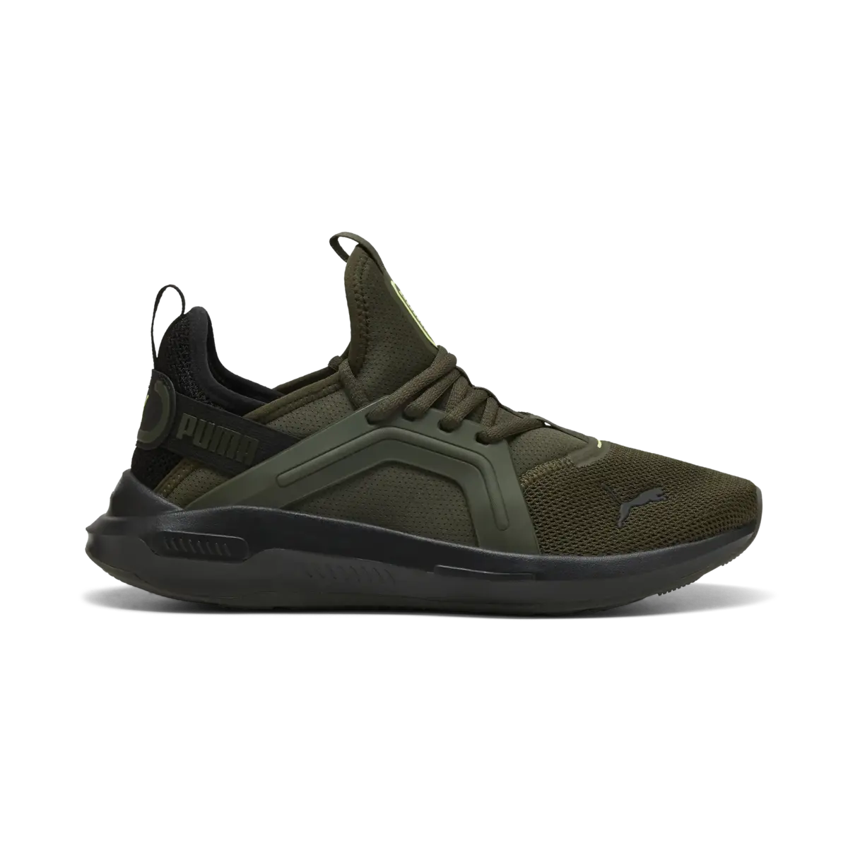 Puma Softride Enzo 5 Yeşil Erkek Yürüyüş ve Koşu Ayakkabısı