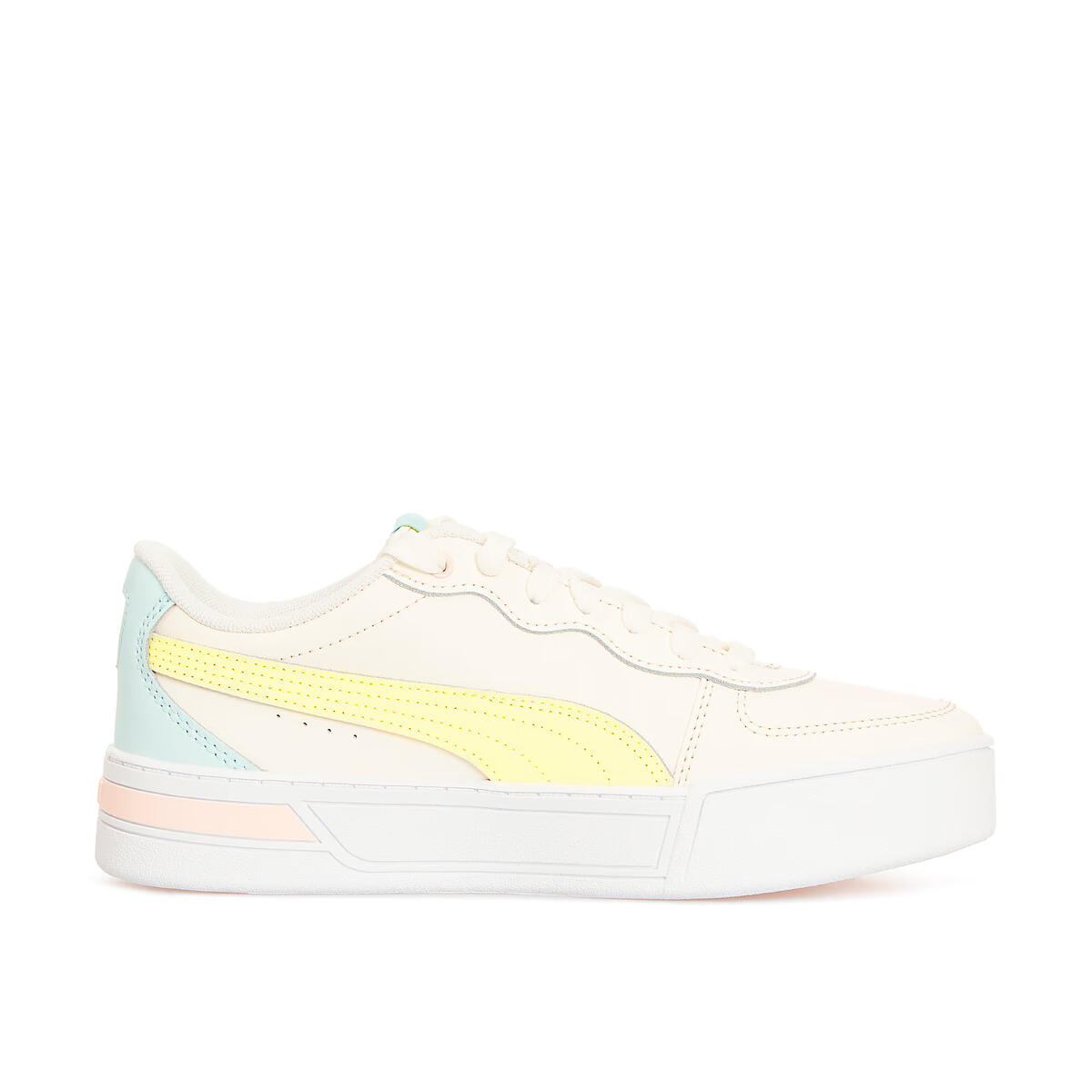 Puma Skye Pembe Kadın Krem Spor Ayakkabı & Sneaker