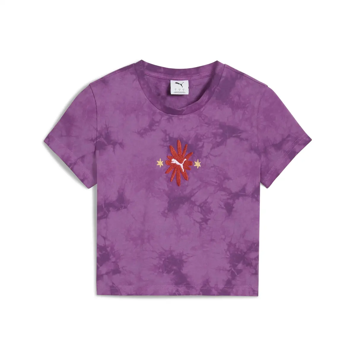PUMA WARDROBE ESS Baby Tee Mor Kadın Crop