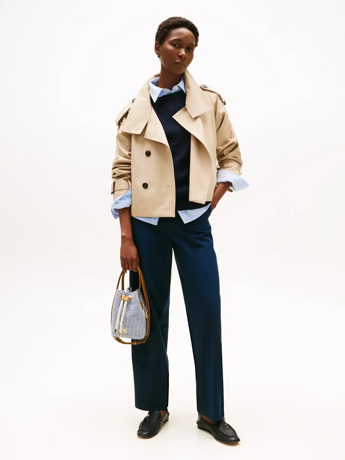 Tommy Hilfiger TH PREMIUM BEACH LE, 0GY Lacivert Kadın Çanta & Cüzdan