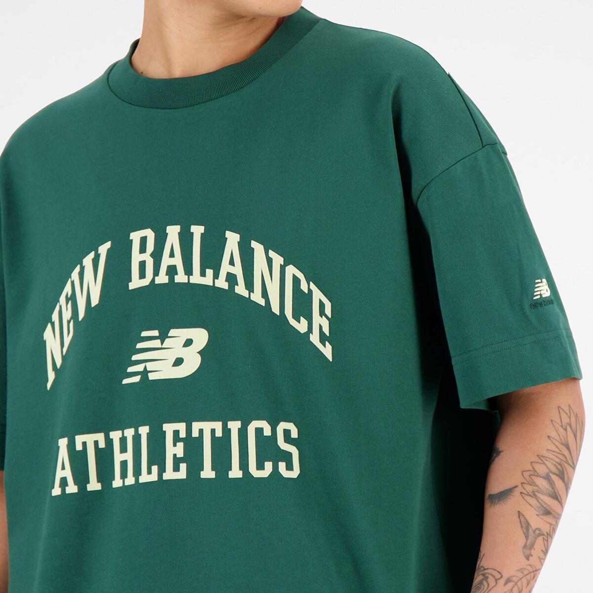 NB Lifestyle Kadın Yeşil T-Sh