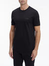 Calvin Klein MERCERIZED COTTON T- Erkek Siyah T-Shirt