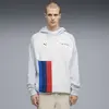 PUMA BMW MMS Ls Pumatech-X Hoodie Gri Erkek Sweatshirt
