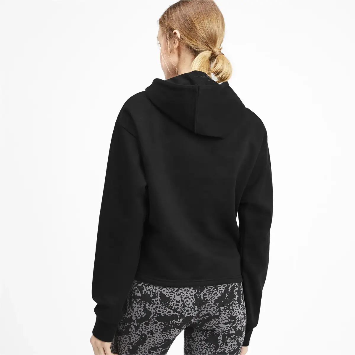 Puma Ess Crop Hoodie TR Siyah Kadın Sweatshirt