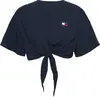 Tommy Hilfiger TJW REG WAIST TIE BA, C1G Lacivert Kadın T-Shirt & Polo
